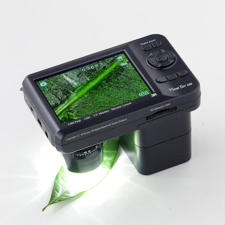 Vividia Digital Microscope, 200x, 5M, 2560x1920, 3.5" LCD, White/UV LED Lights 3R-500UV